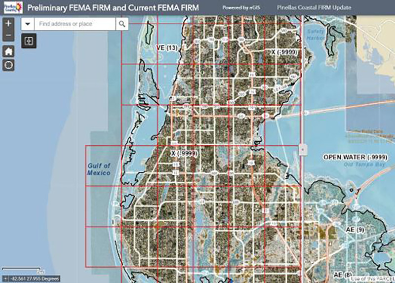 FEMA Preliminary Flood Zones